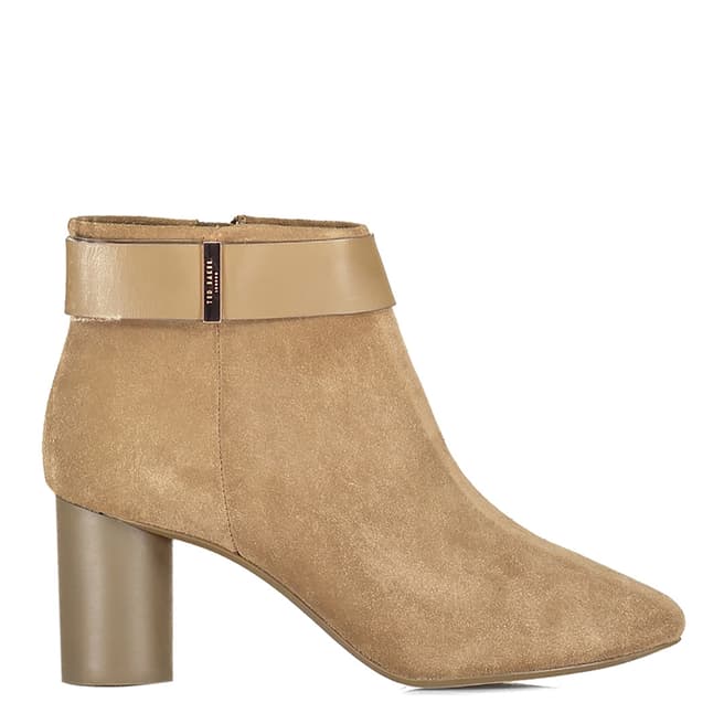 Ted Baker Brown Mharia Heeled Ankle Boot