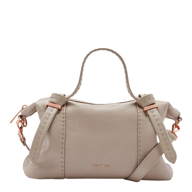 Ted Baker Taupe Small Oellie Knotted Handle Tote