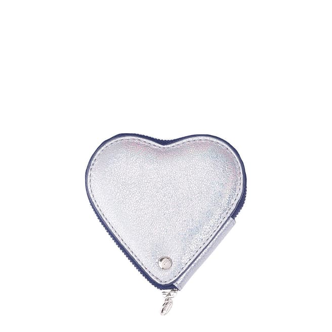 Aspinal of London Silver Shooting Star Heart Coin Purse