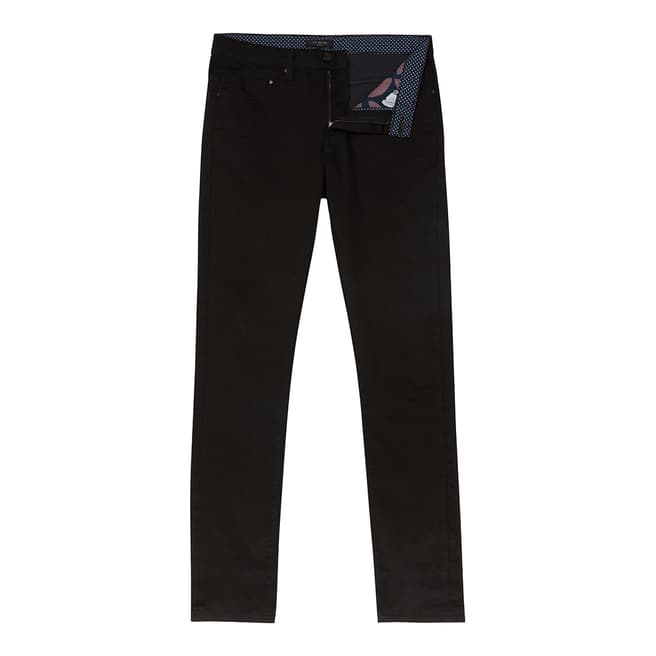 Ted Baker Black Bunting Straight Stretch Jeans