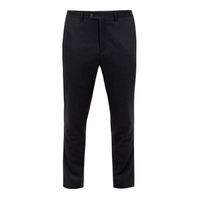 Ted Baker Black Core Wool Blend Trousers
