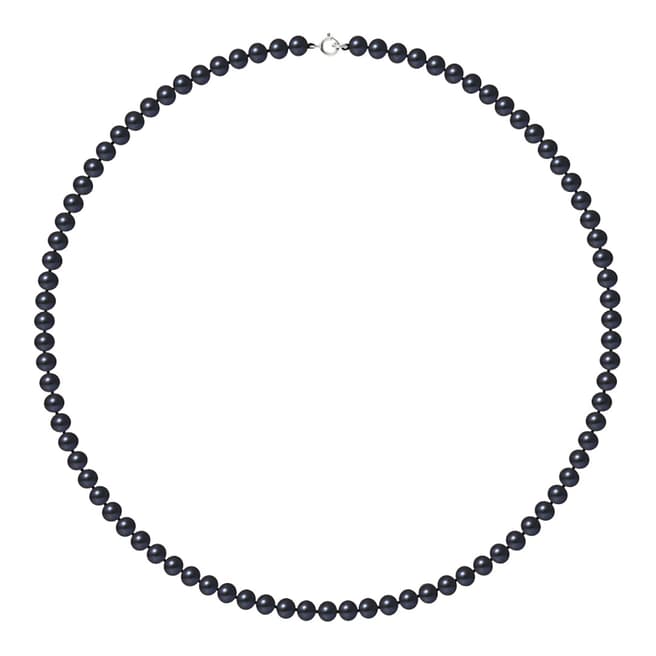 Atelier Pearls Black Pearl Necklace 5-6mm