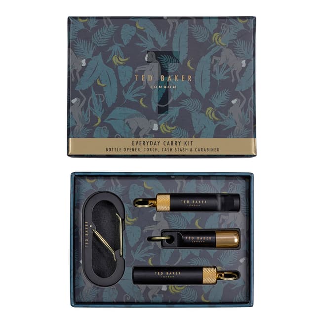Ted Baker Black Brogue Monkian Everyday Carry Kit