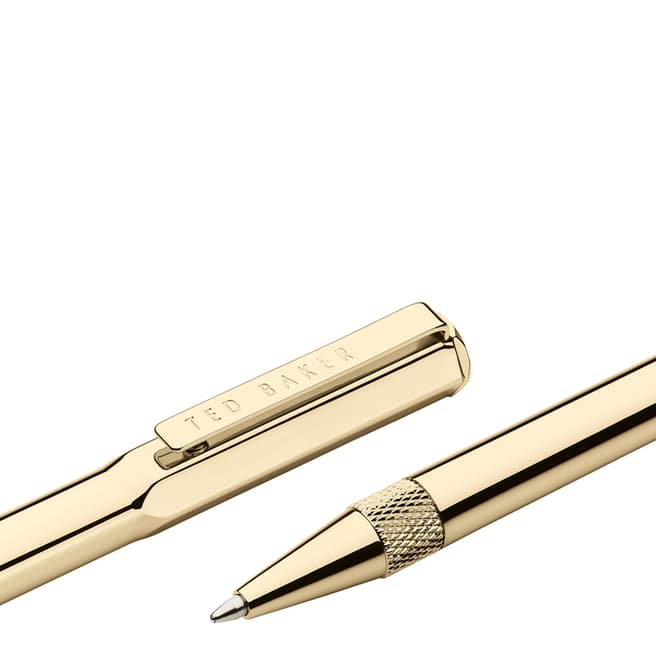 Ted Baker Gold 24K Premium Ballpoint Pen