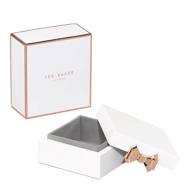 Ted Baker White Lacquer Small Jewellery Box