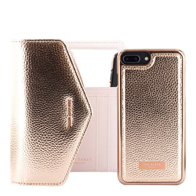 Ted Baker Rose Gold SELIE iPhone 7/8 Plus Crossbody Case