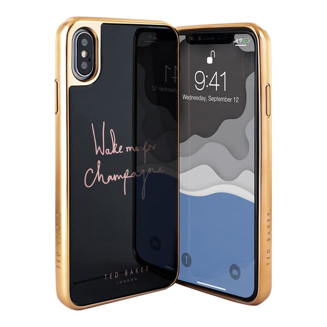 Ted Baker Champagne iPhone XS Max Premium Tempered Glass Case