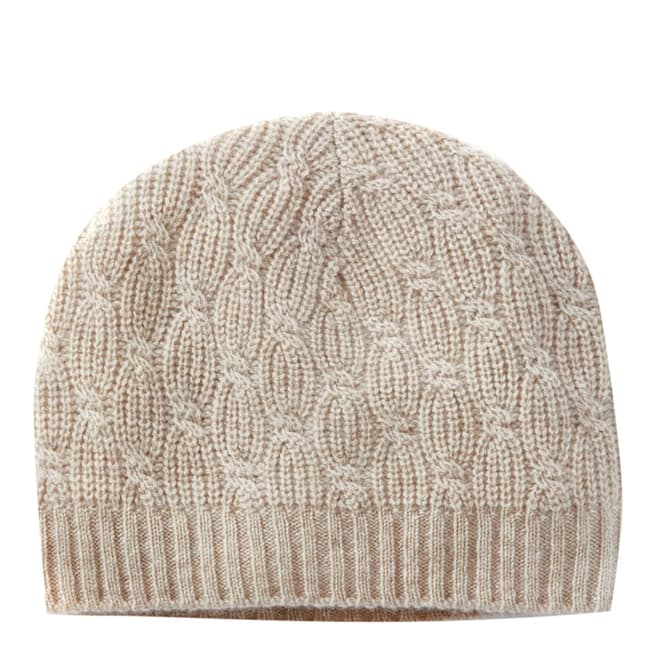 Pure Collection Natural Organic Cashmere Cable Hat