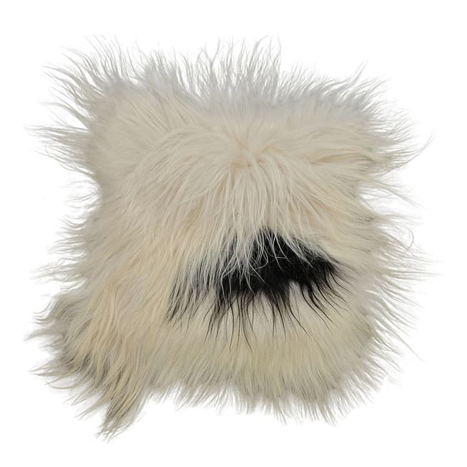 Arctic Fur Natural Spotted Icelandic Sheepskin Chair Pad 35x35cm