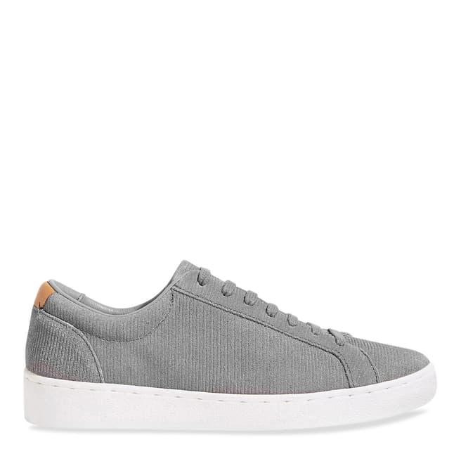 Jigsaw Grey Amour Cord Suede Trainers