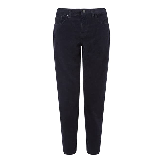 Jigsaw Navy Dalston Cord Trousers