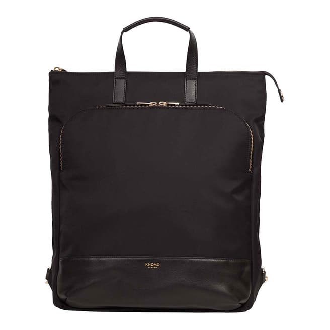 Knomo Black Mini Beaufort Backpack 12 Inch