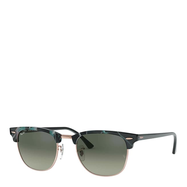 Ray-Ban Unisex Grey/Green Tortoise Rayban Sunglasses 51mm