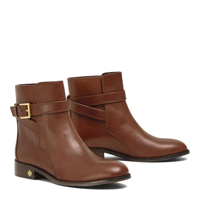 Tory Burch Perfect Brown Brooke Ankle Bootie 