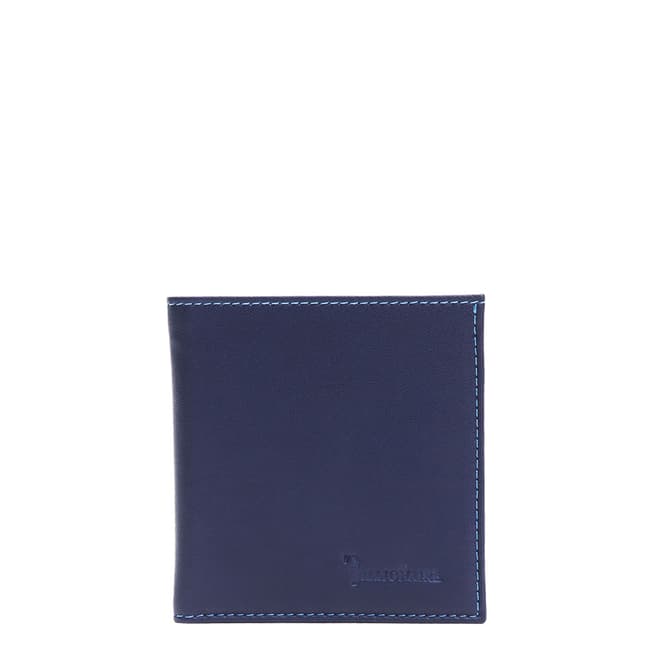 Billionaire Men's Blue Leather Wallet