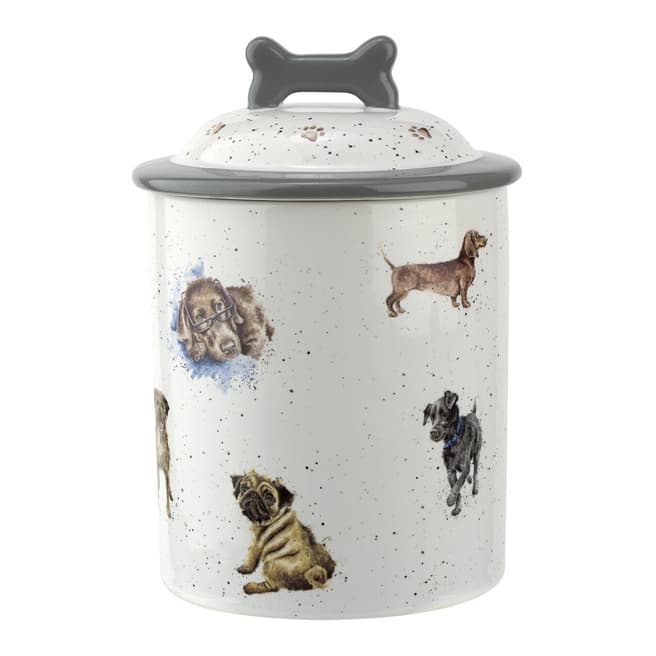 Royal Worcester Dog Treat Jar