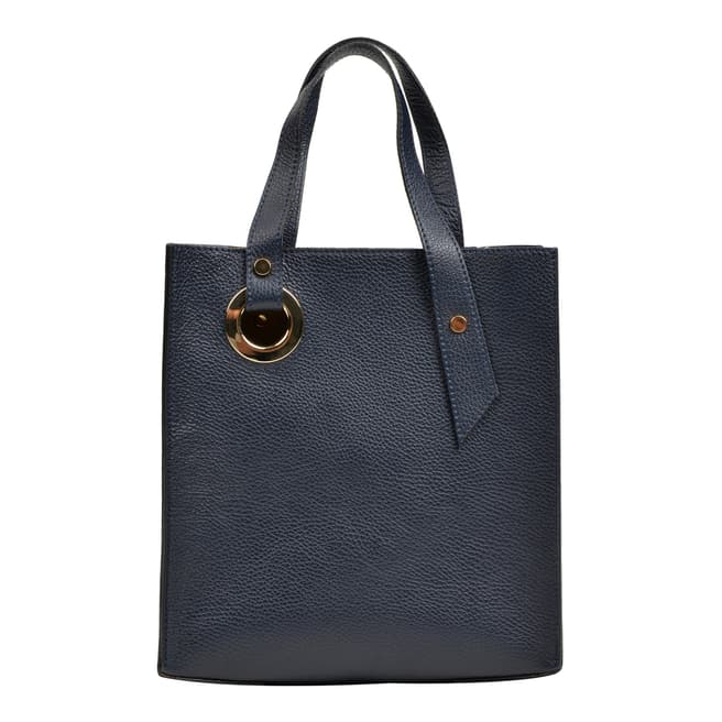 Roberta M Blue Leather Handbag