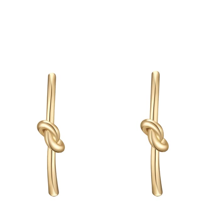 Tassioni Gold Knot Earrings