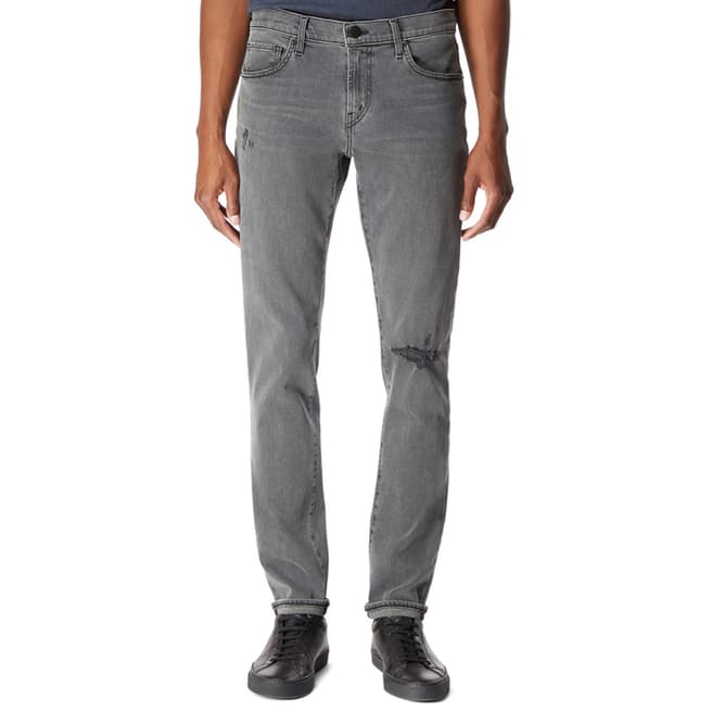 J Brand Grey Tyler Tapered Fit Jeans
