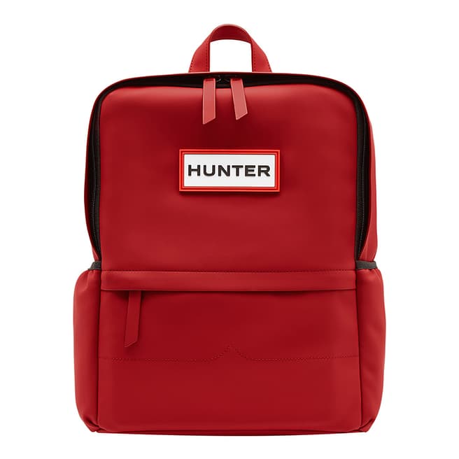 Hunter Red Original Rubberised Backpack