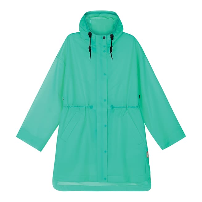 Hunter Neon Blue Oversized Raincoat 