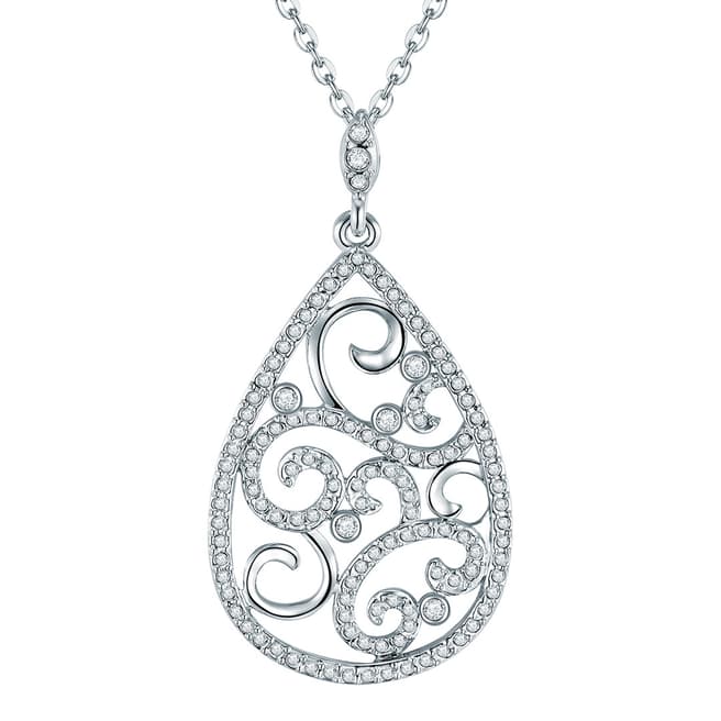 Lilly & Chloe Silver Filigree Necklace