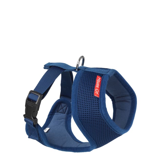 House Of Paws Navy Small Foam Harness 31-42cm