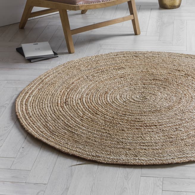 Gallery Living Natural Mapplewell Rug 150x150cm