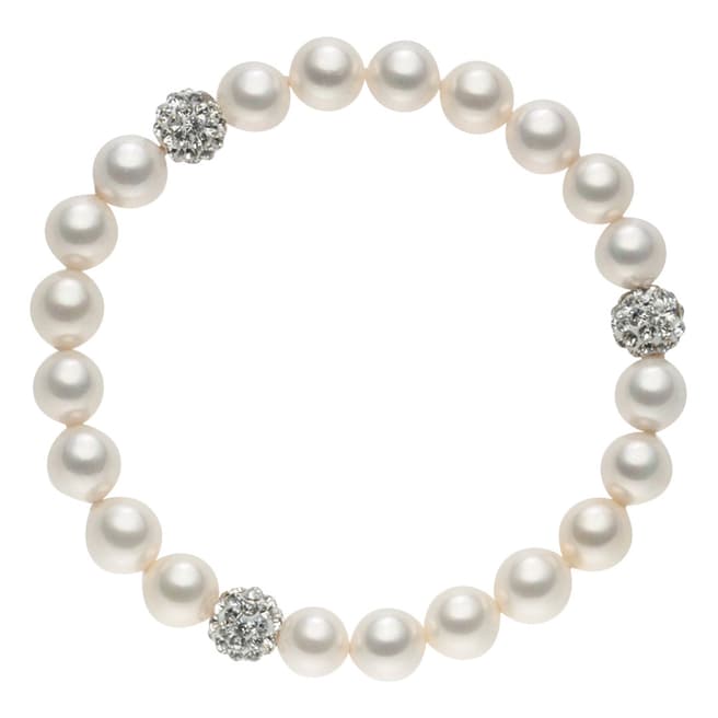 Pearls of London White Pearl Bracelet