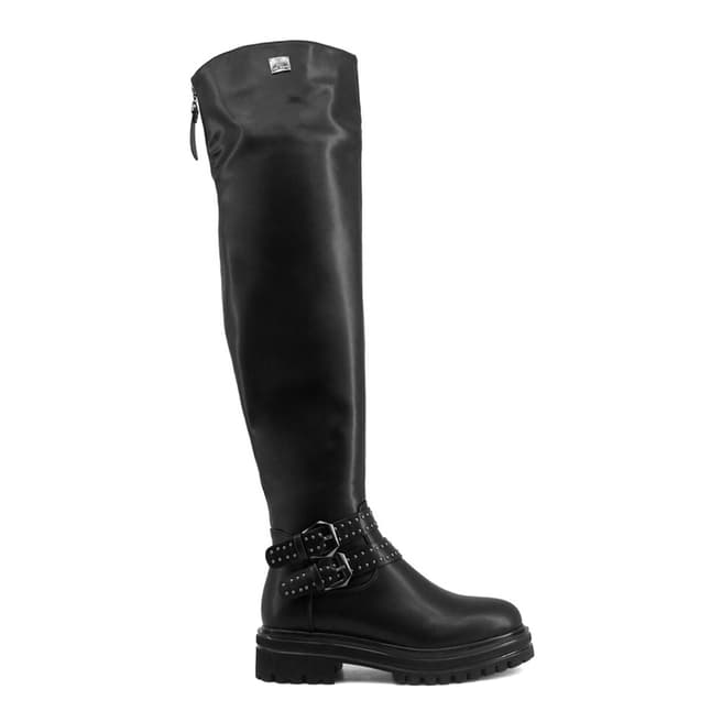 Laura Biagiotti Black Over The Knee Boot