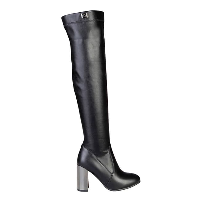 Laura Biagiotti Black Over The Knee Boot