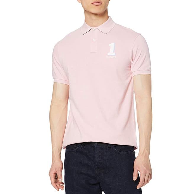Hackett London Pink New Classic Cotton Polo Shirt