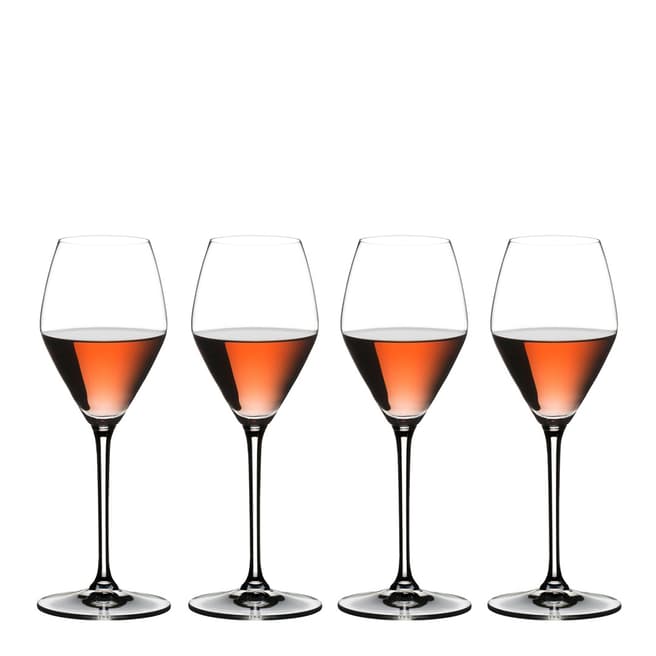 Riedel Set of 4 Extreme Rose/Champagne Glasses