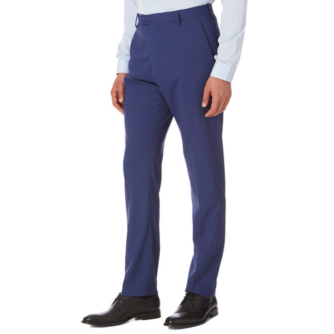 Reiss Navy George Mixer Trousers