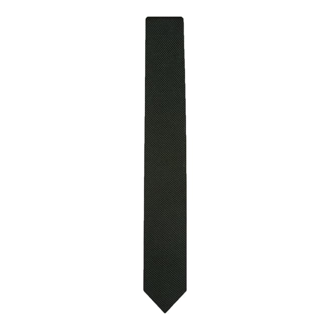 Reiss Green Canter Knit Tie
