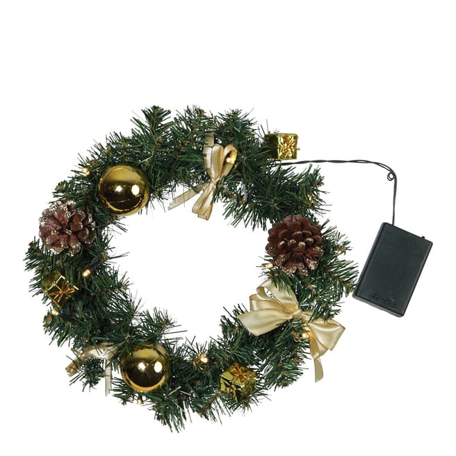 Christmas Magic Gold Decorate Wreath 