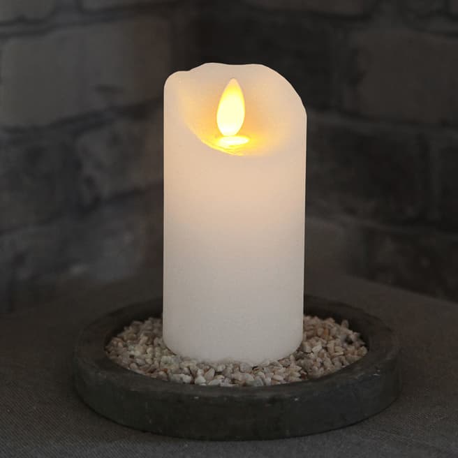 Christmas Magic Glow LED Pillar Candle 10cm
