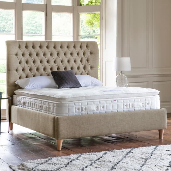 Gallery Living Felicity Bedstead 135cm, Shearwater, Papryus