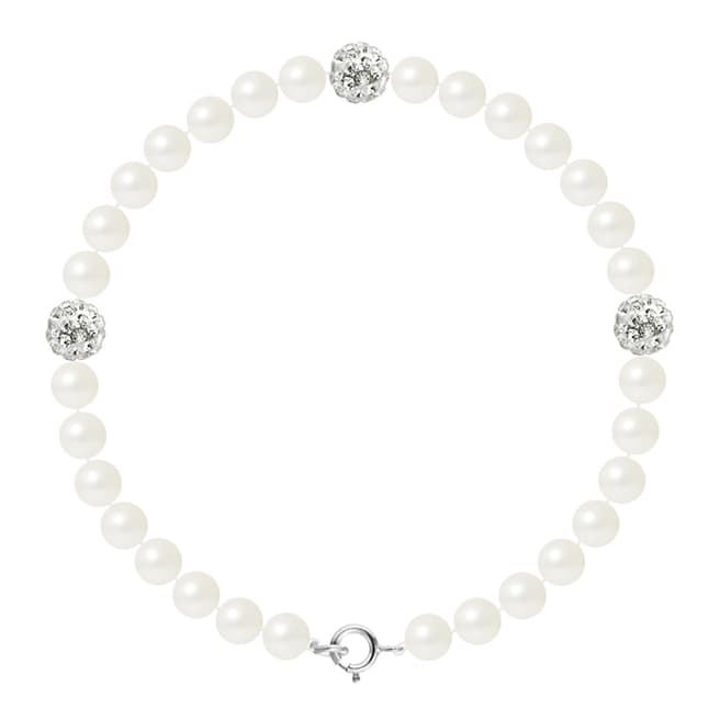 Manufacture Royale White Pearl Bracelet 5-6 mm