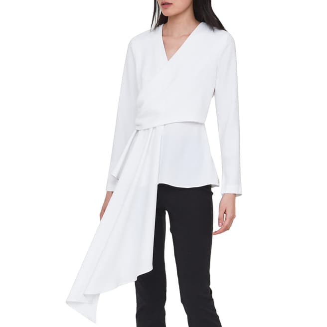 Outline White Manor Wrap Top