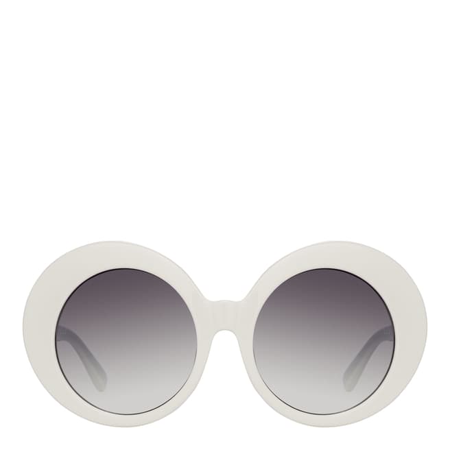 Linda Farrow White Gold Oversized Sunglasses