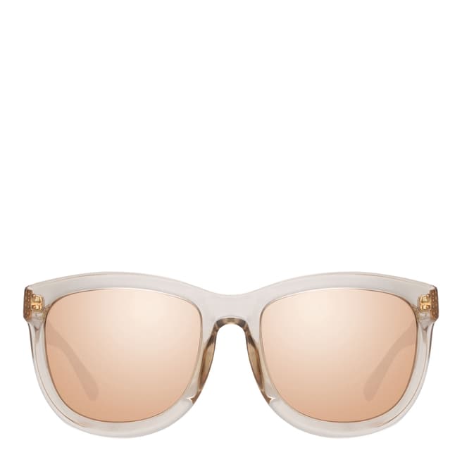 Linda Farrow Rose Gold Bella D-Frame Sunglasses