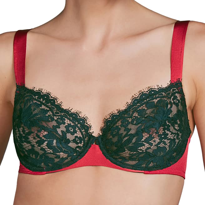 Andres Sarda Red Megeve Underwired bra Cup D-E