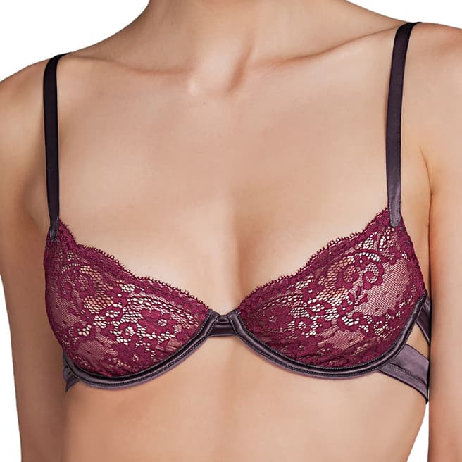 Andres Sarda Red Gstaad Underwired bra