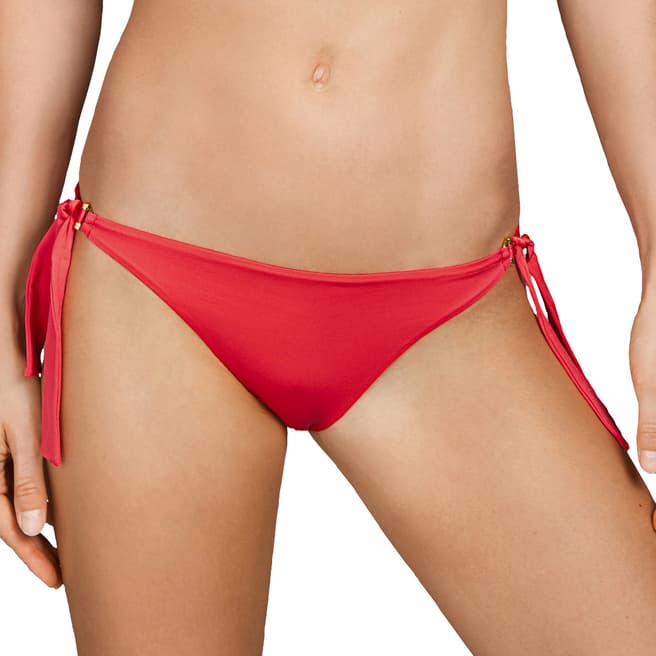 Andres Sarda Red Tanager Bikini Tie Side Brief