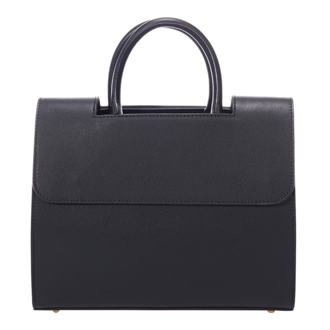 Markese Black Leather Handbag