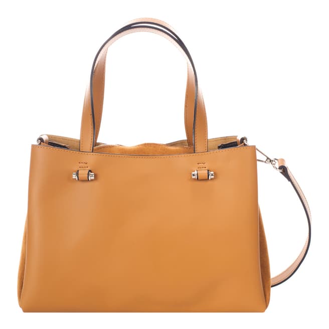 Giorgio Costa Light Brown Leather Handbag