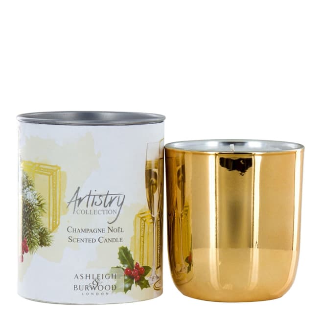 Ashleigh and Burwood Artistry Collection Candle Champagne Noel 200g