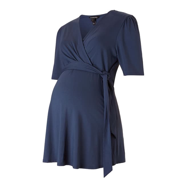 Isabella Oliver Petrol Blue Leigh Maternity Top
