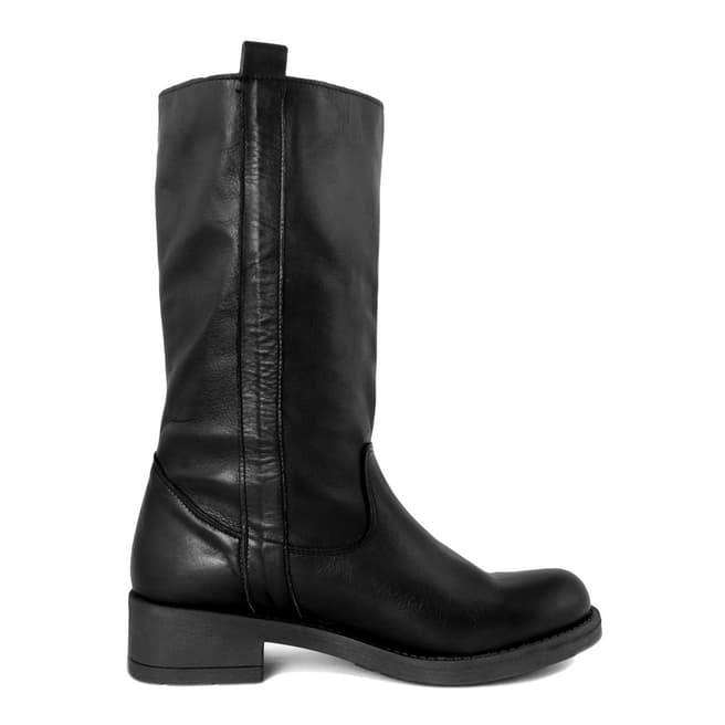 Pelledoca Black Iris Leather Boot